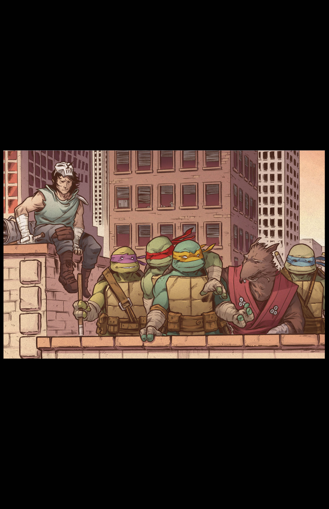 KNOW PEACE - COLOR ROOFTOP - 11X17 PRINT
