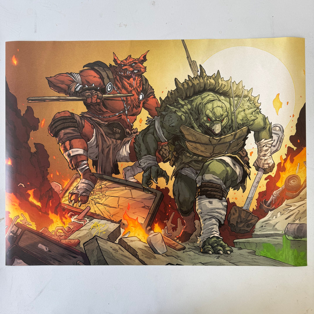 TOKKA & RAHZAR - 18 X 24 POSTER