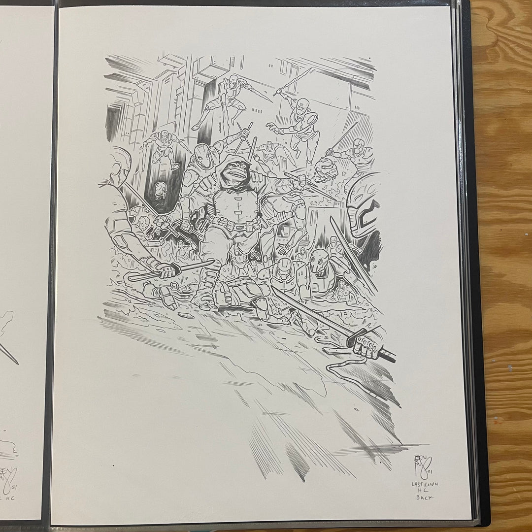 LAST RONIN - HARDCOVER - BACK - (ORIGINAL ART)