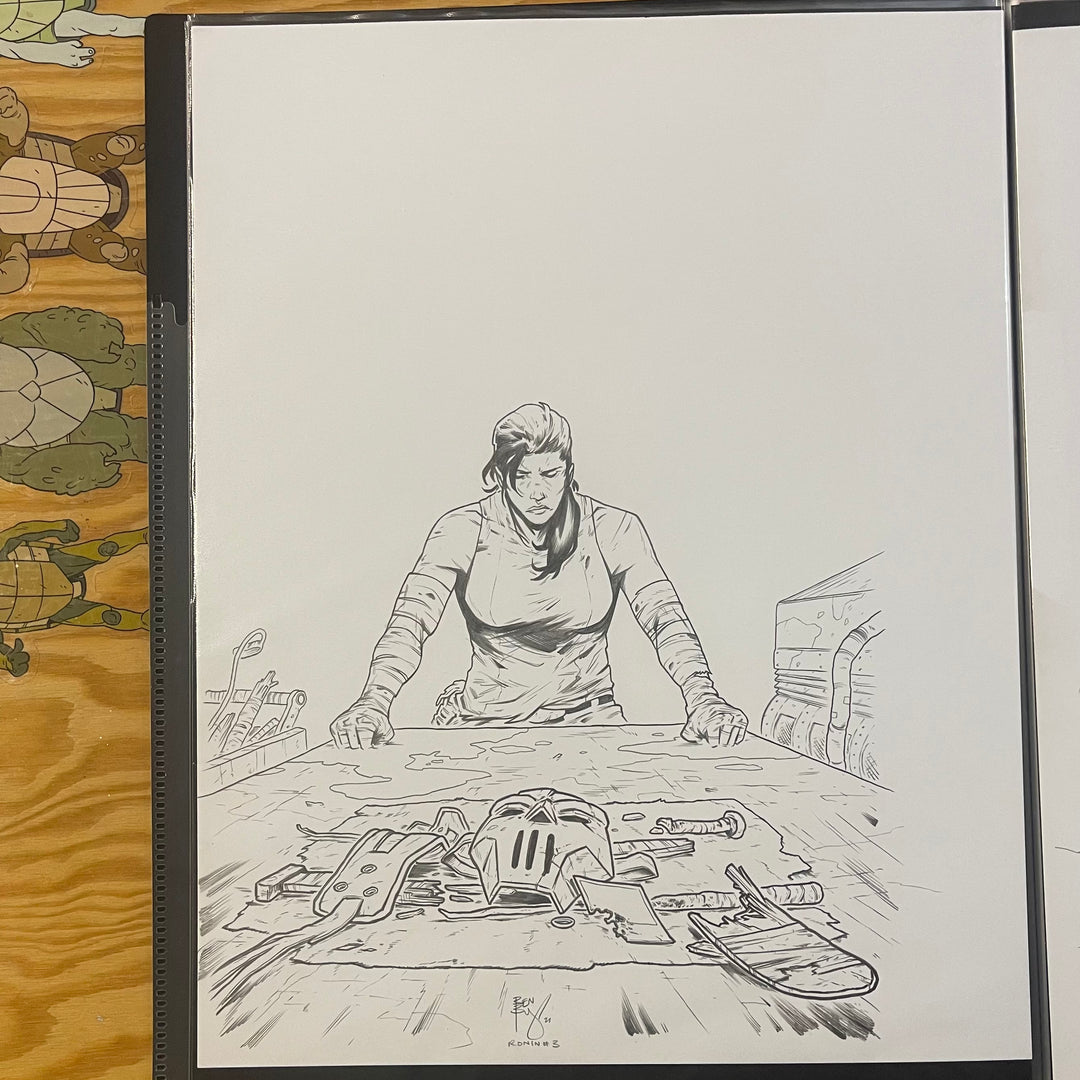 LAST RONIN - ISSUE 3 - BISHART.NET COVER - (ORIGINAL ART)