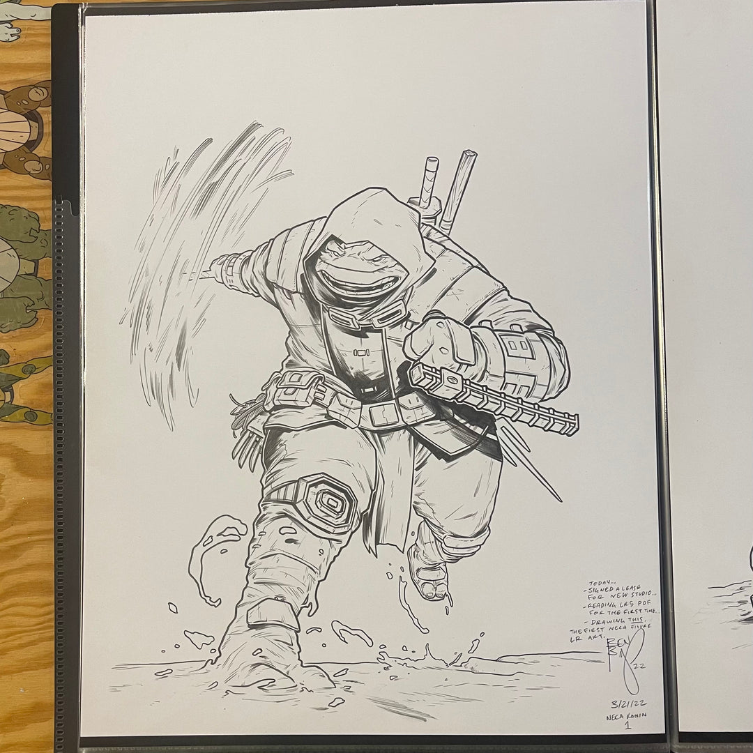 NECA - LAST RONIN ARMORED - ACTION FIGURE PACKAGING - (ORIGINAL ART)