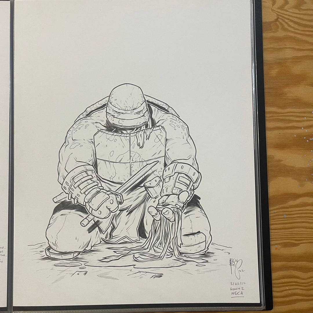 NECA - LAST RONIN UNARMORED - ACTION FIGURE PACKAGING - (ORIGINAL ART)