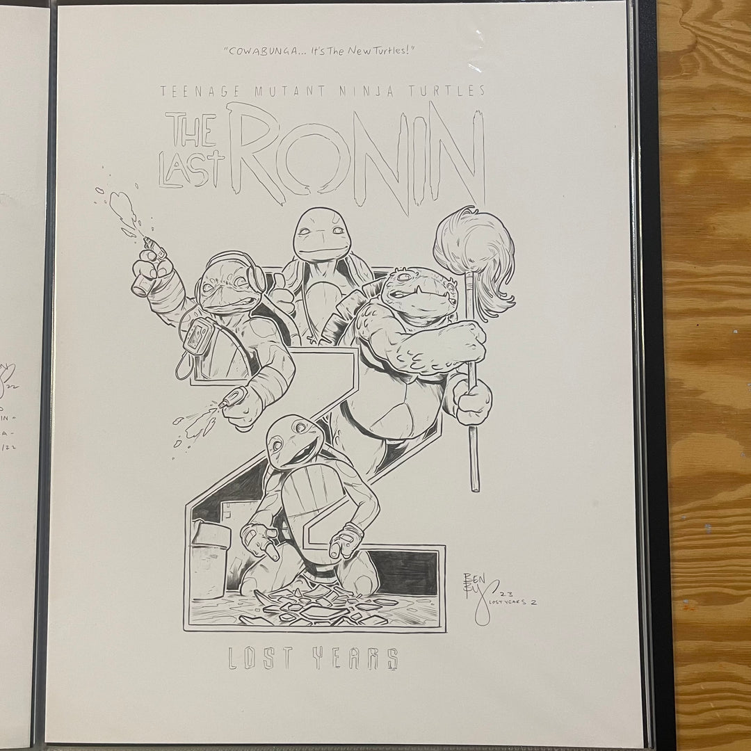 LOST YEARS - ISSUE 2 - BISHART.NET COVER - (ORIGINAL ART)