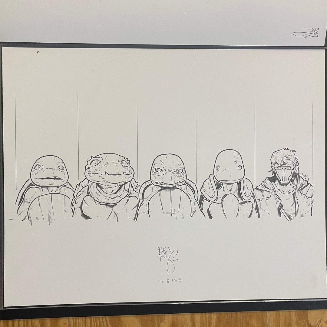 LOST YEARS - ISSUES 2-5 & UNUSED CASEY MARIE JONES - IDW EXCLUSIVE COVER SET - (ORIGINAL ART)