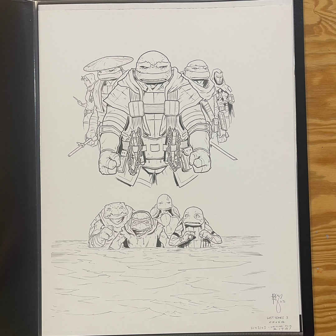 LOST YEARS - ISSUE 3 - SPLIT DECISION COVER - (ORIGINAL ART)