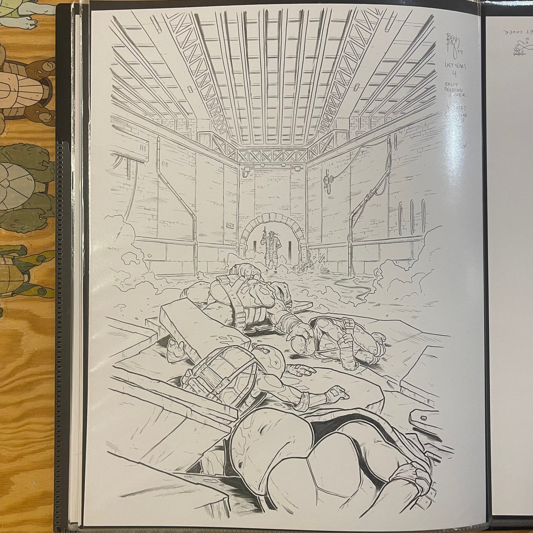 LOST YEARS - ISSUE 4 - SPLIT DECISION COVER - (ORIGINAL ART)
