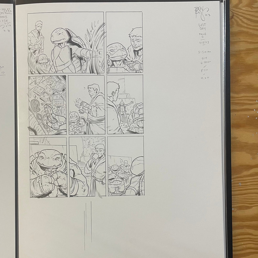 LOST YEARS LOST DAY - PAGE 5 - (ORIGINAL ART)