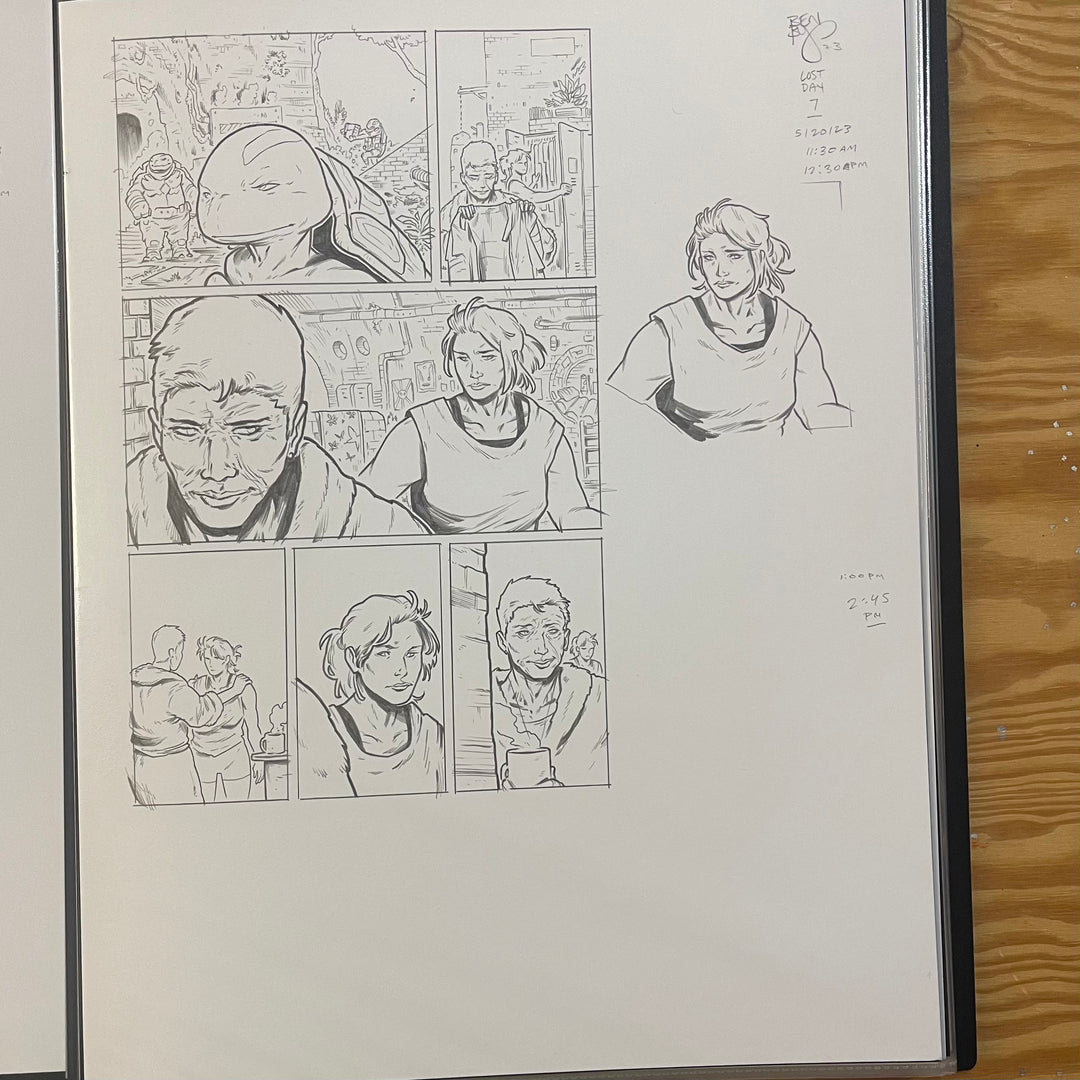 LOST YEARS LOST DAY - PAGE 7 - (ORIGINAL ART)