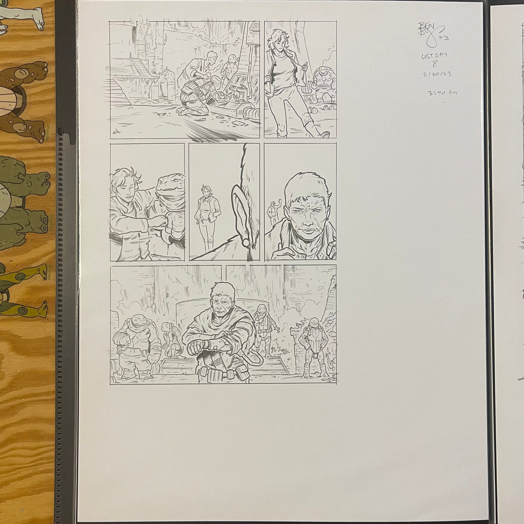 LOST YEARS LOST DAY - PAGE 8 - (ORIGINAL ART)