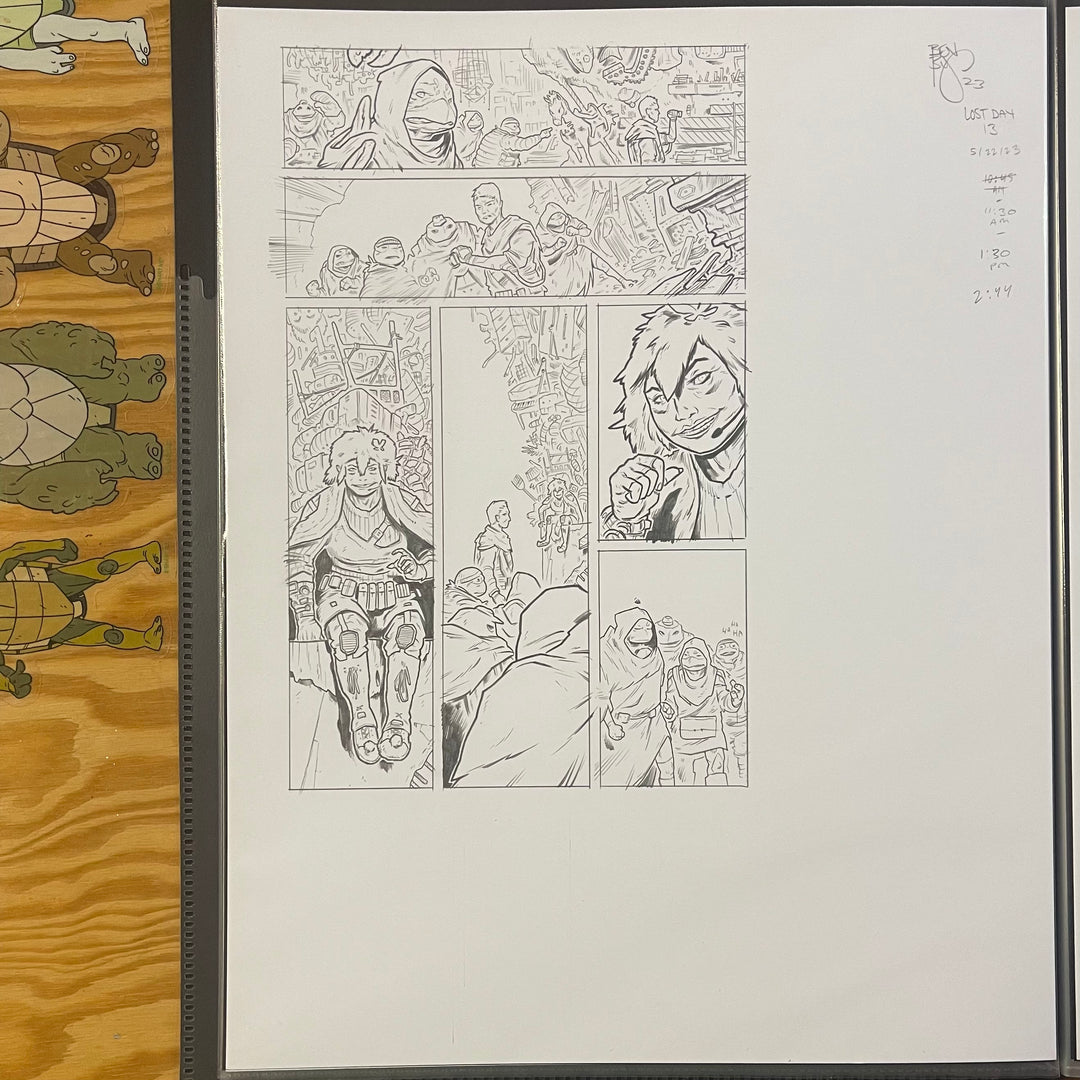 LOST YEARS LOST DAY - PAGE 13 - (ORIGINAL ART)