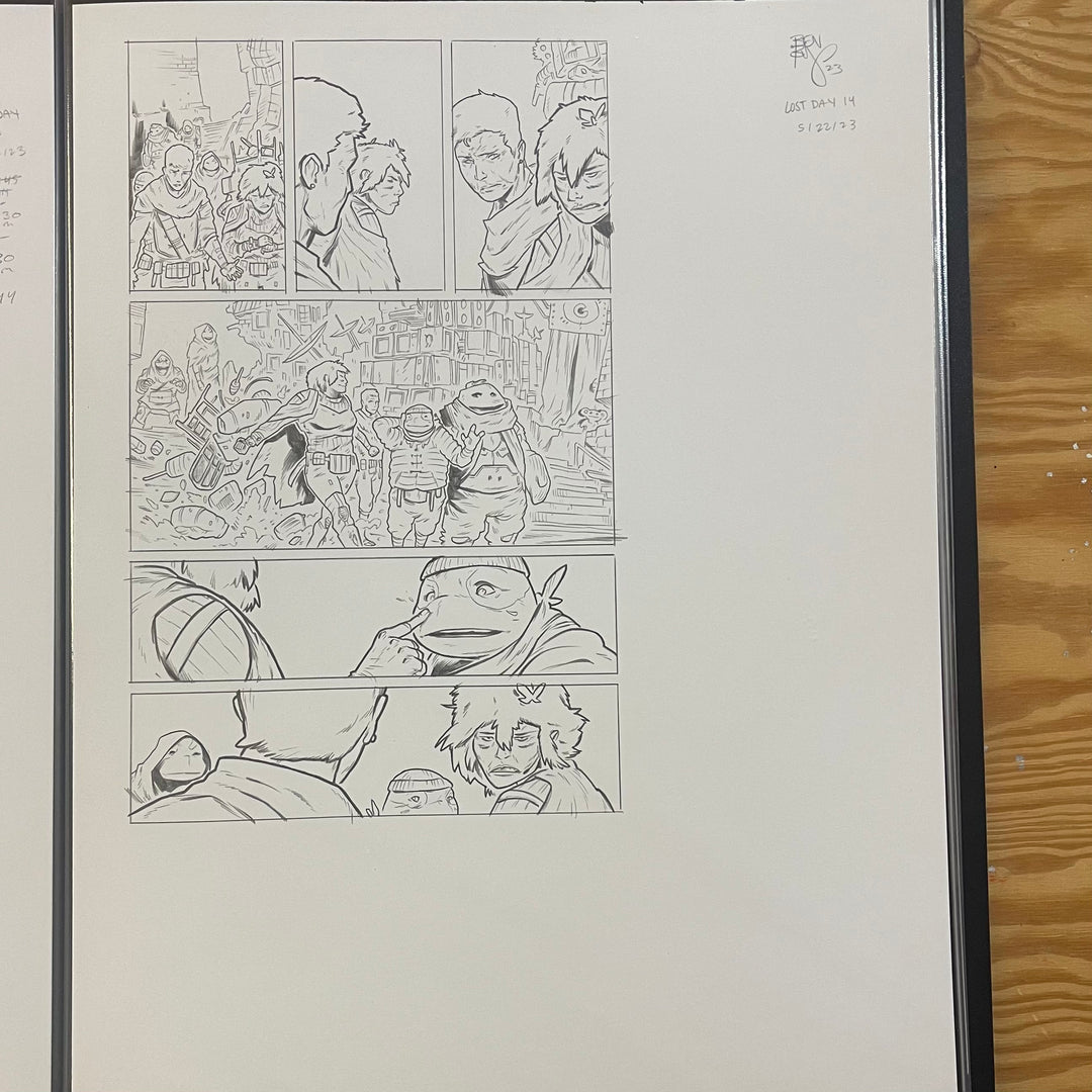 LOST YEARS LOST DAY - PAGE 14 - (ORIGINAL ART)
