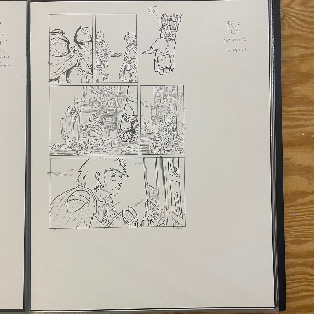 LOST YEARS LOST DAY - PAGE 16 - (ORIGINAL ART)
