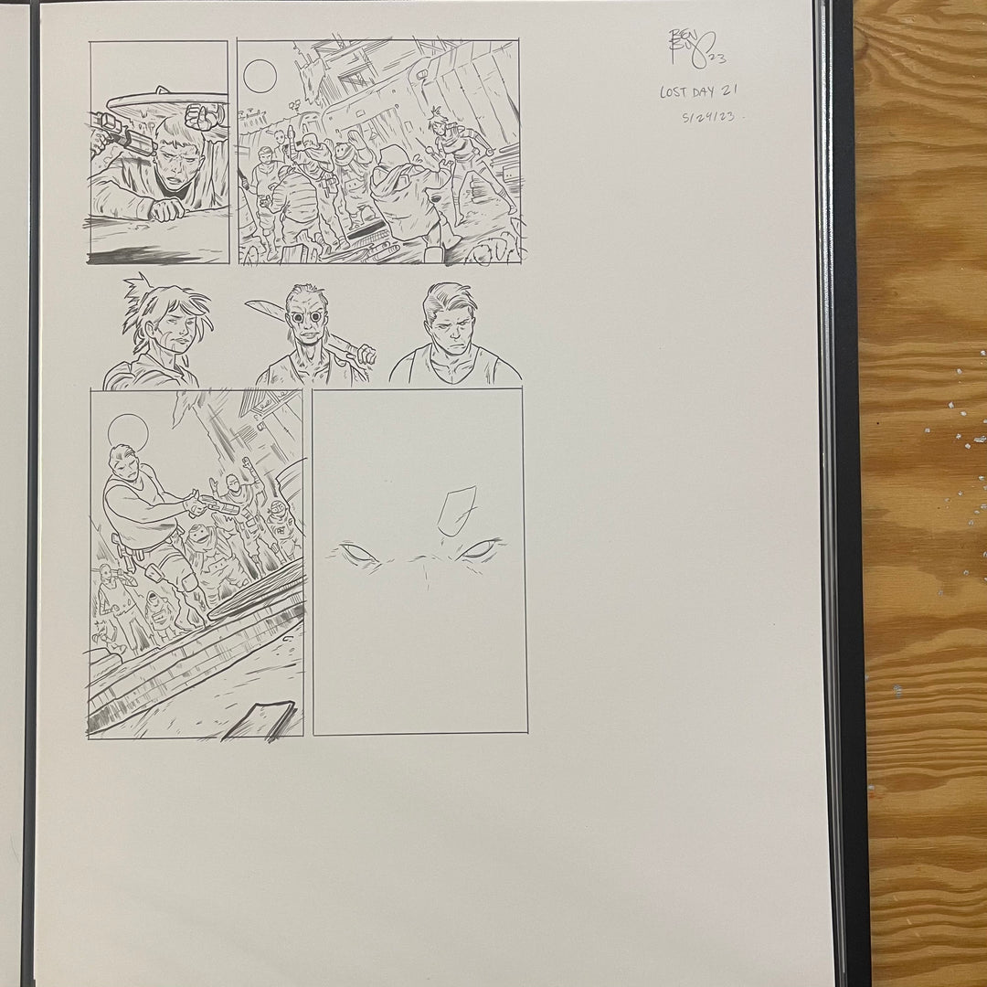 LOST YEARS LOST DAY - PAGE 21 - (ORIGINAL ART)