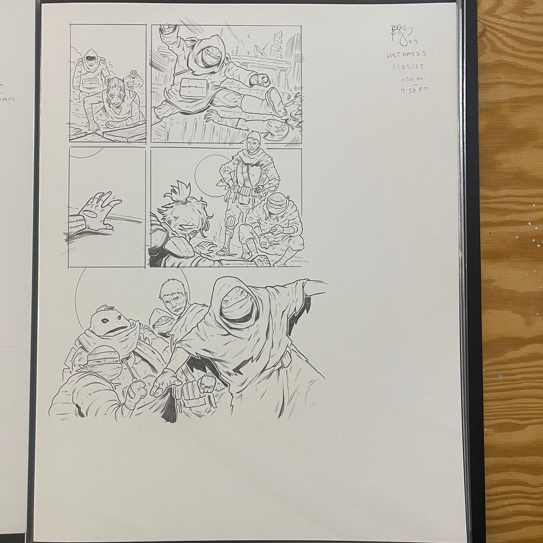 LOST YEARS LOST DAY - PAGE 23 - (ORIGINAL ART)