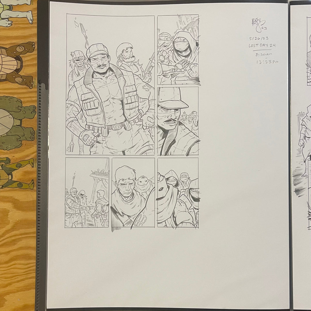 LOST YEARS LOST DAY - PAGE 24 - (ORIGINAL ART)