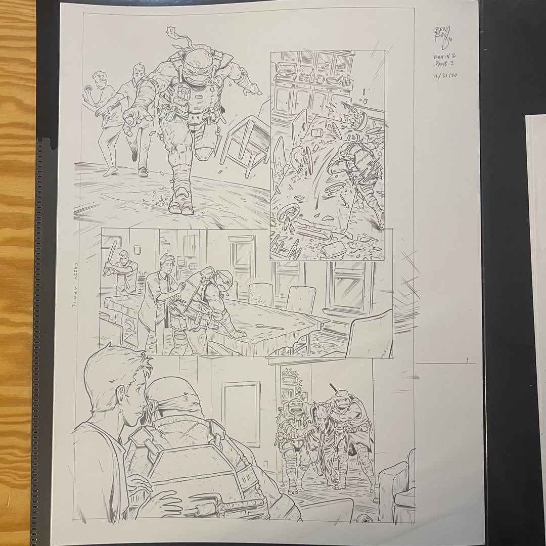 LAST RONIN - ISSUE 2 - PAGE 3 - (ORIGINAL ART)