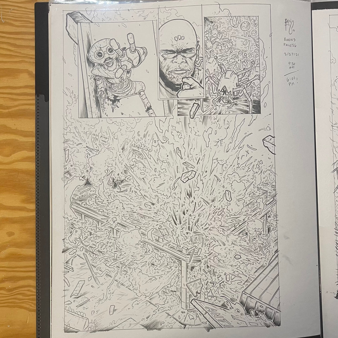 LAST RONIN - ISSUE 3 - PAGE 26 - (ORIGINAL ART)