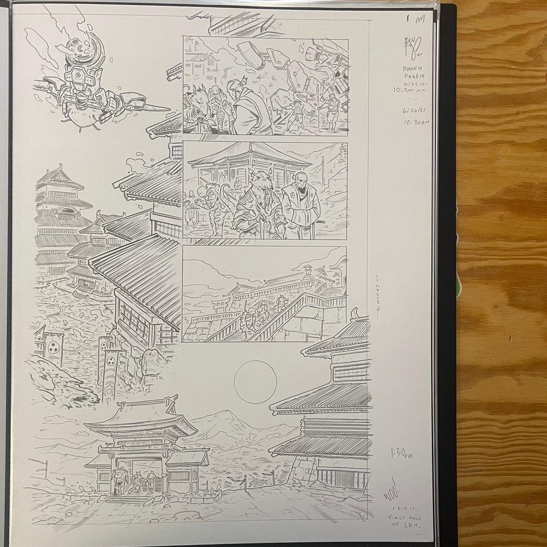 LAST RONIN - ISSUE 4 - PAGE 14 - (ORIGINAL ART)