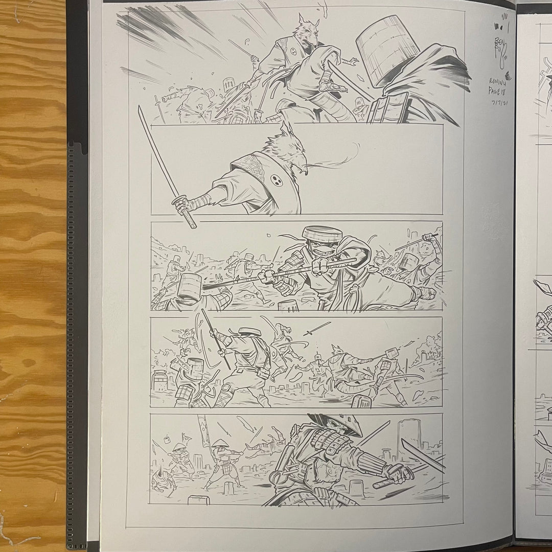 LAST RONIN - ISSUE 4 - PAGE 18 - (ORIGINAL ART)