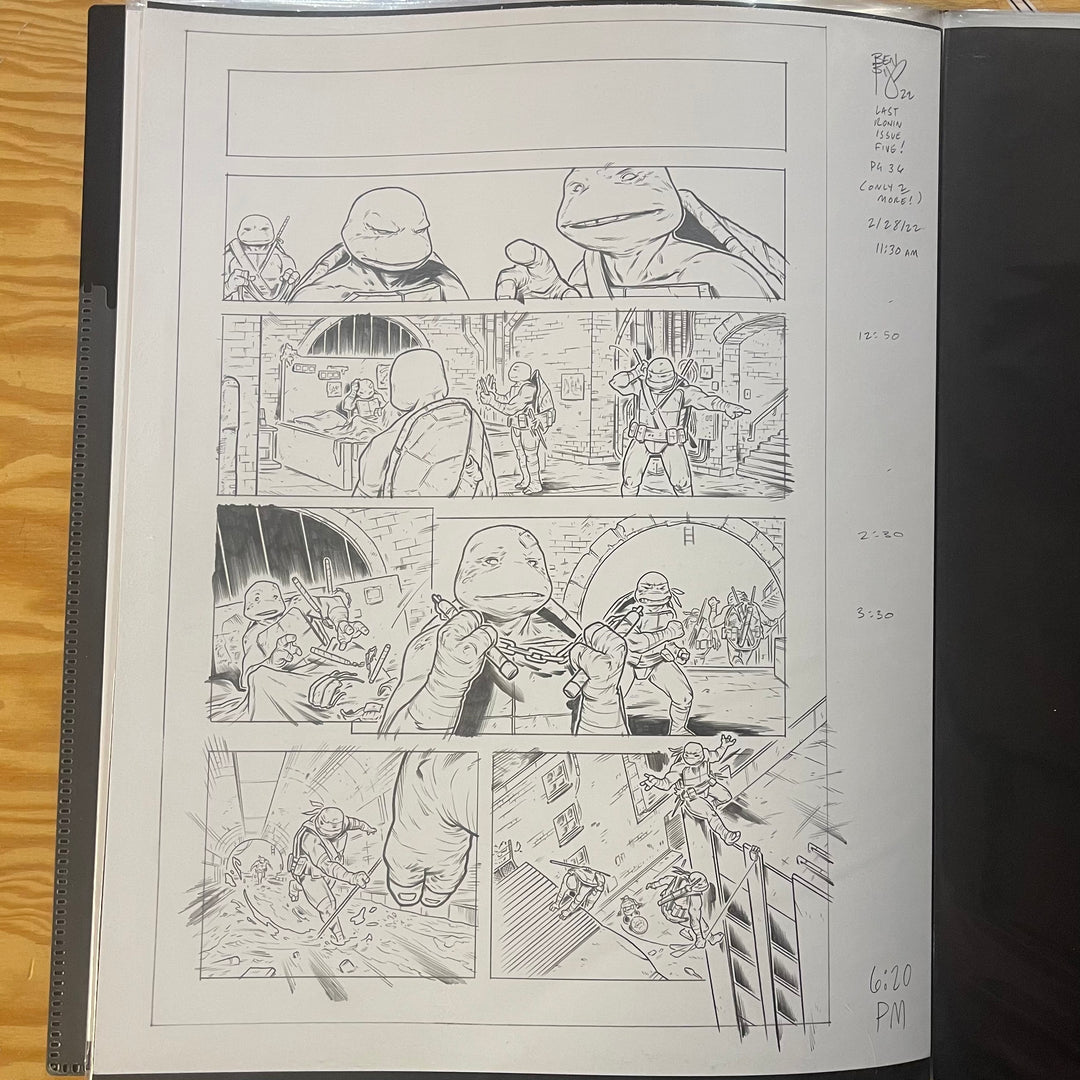LAST RONIN - ISSUE 5 - PAGE 36 - (ORIGINAL ART)