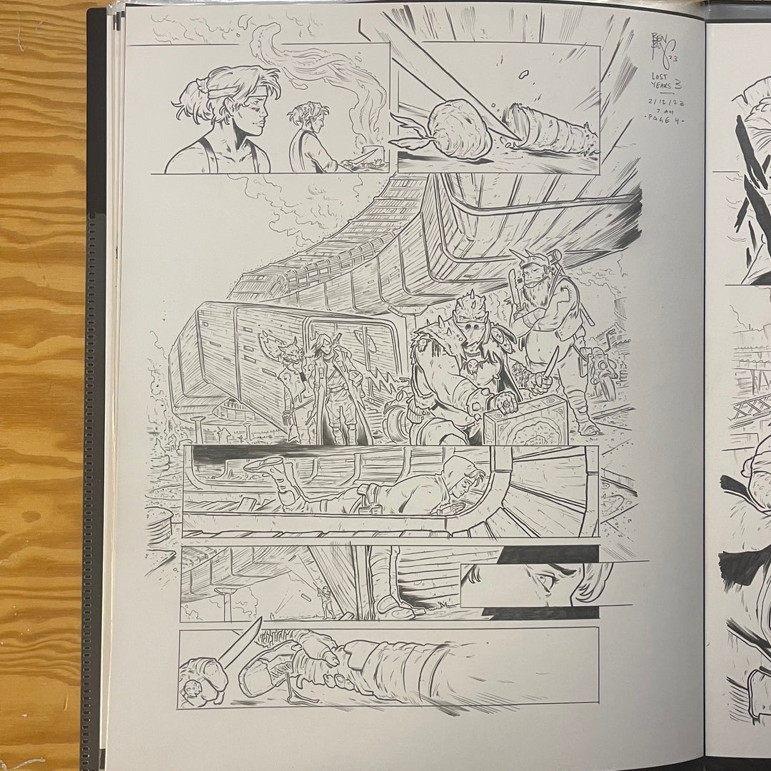 LOST YEARS - ISSUE 3 - PAGE 4 - (ORIGINAL ART)