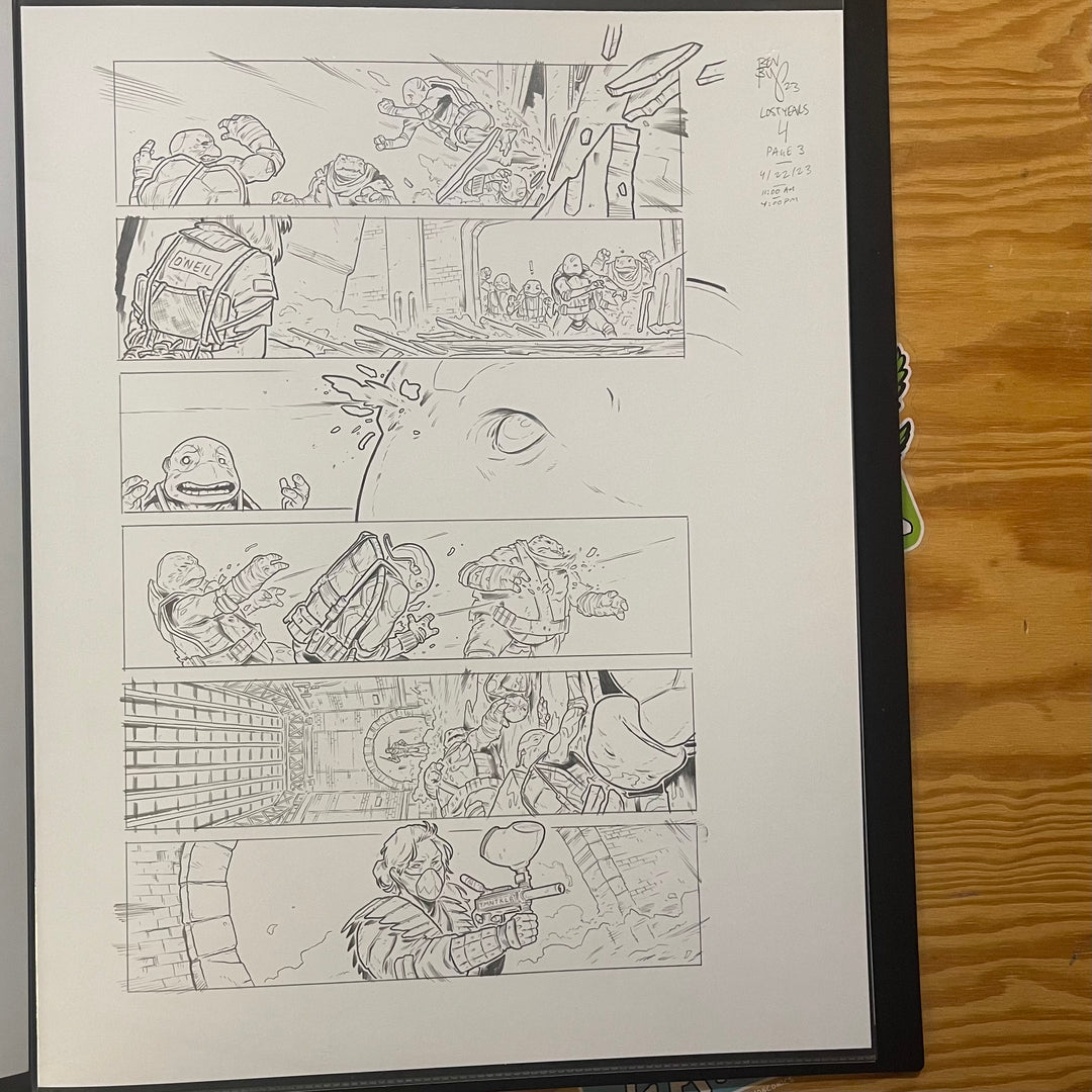 LOST YEARS - ISSUE 4 - PAGE 3 - (ORIGINAL ART)