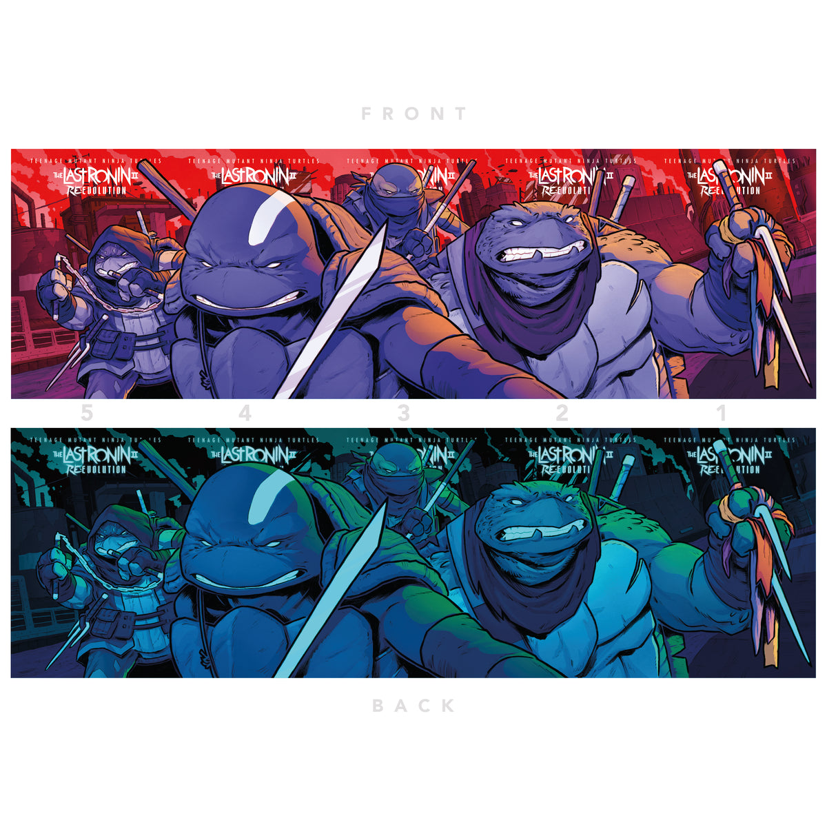 BISHMANIA We Can Be Heroes #1 TMNT Ben Bishop BLUE SDCC top ltd /100 The Last Ronin