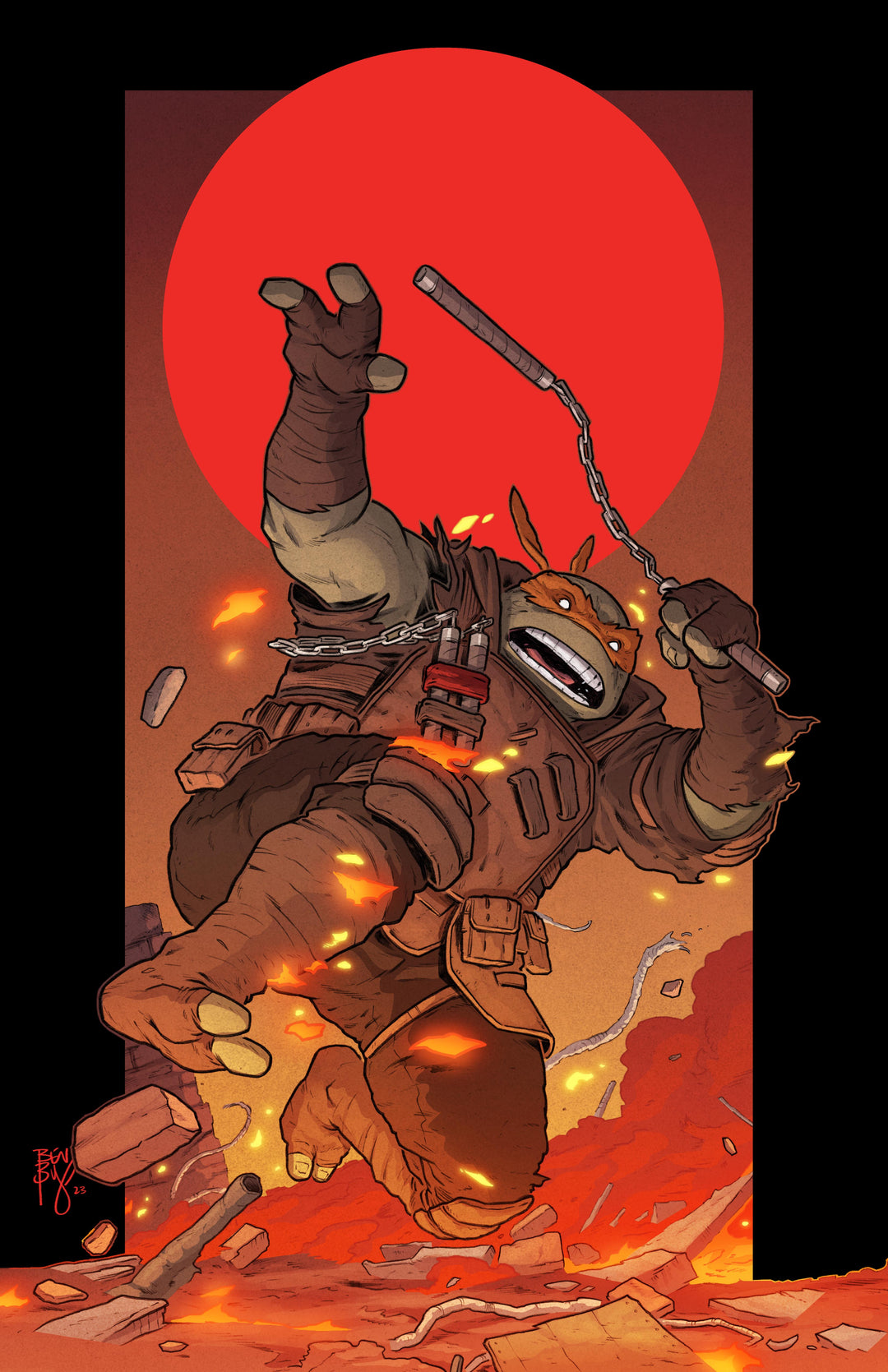 NECA MICHELANGELO - 11X17 PRINT