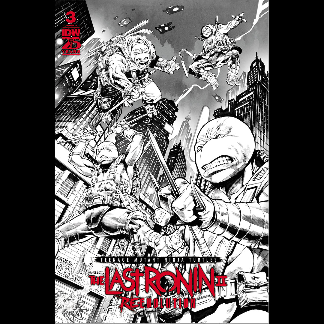 LAST RONIN II RE-EVOLUTION #3 - VARIANT RI (1:75) ESCORZAS B&W