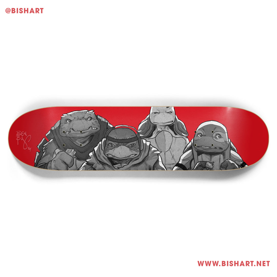 LOST FEARS - RED - SKATEBOARD DECK
