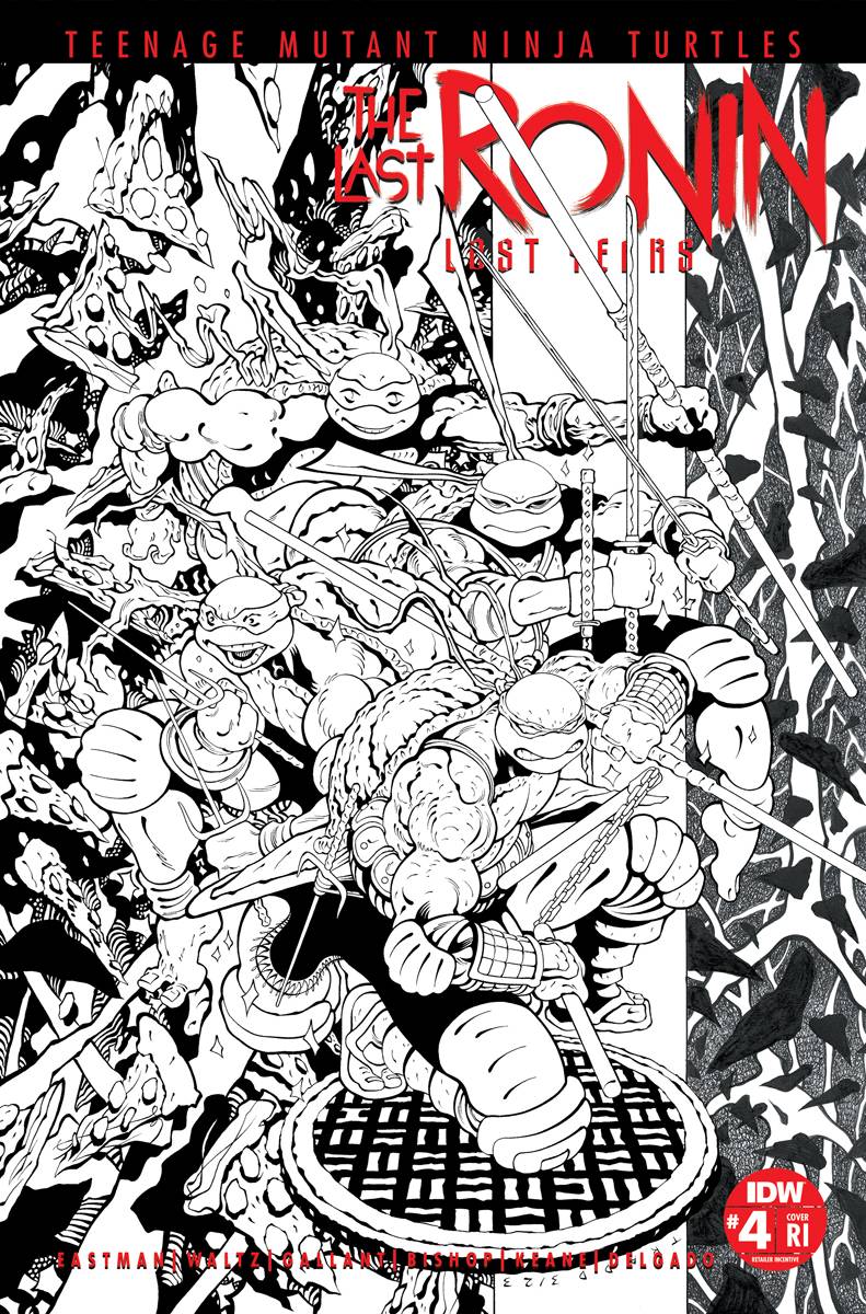 LAST RONIN - LOST YEARS #4 - 1:50 RI VARIANT - MOORE - TRADE BLACK & WHITE