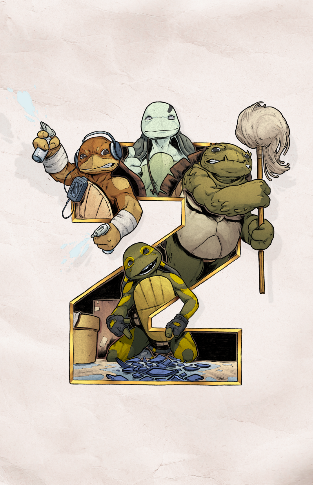 LOST YEARS "NEW TURTLES" - 11X17 PRINT