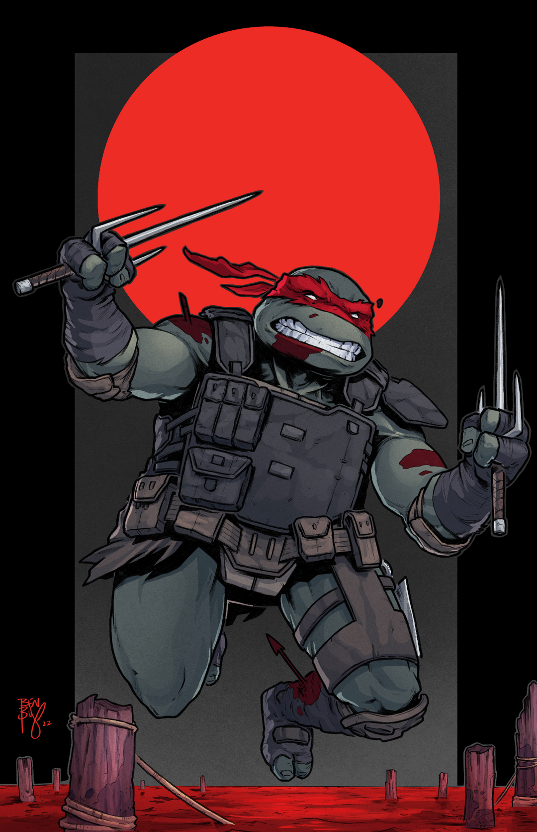 NECA RAPHAEL - 11X17 PRINT