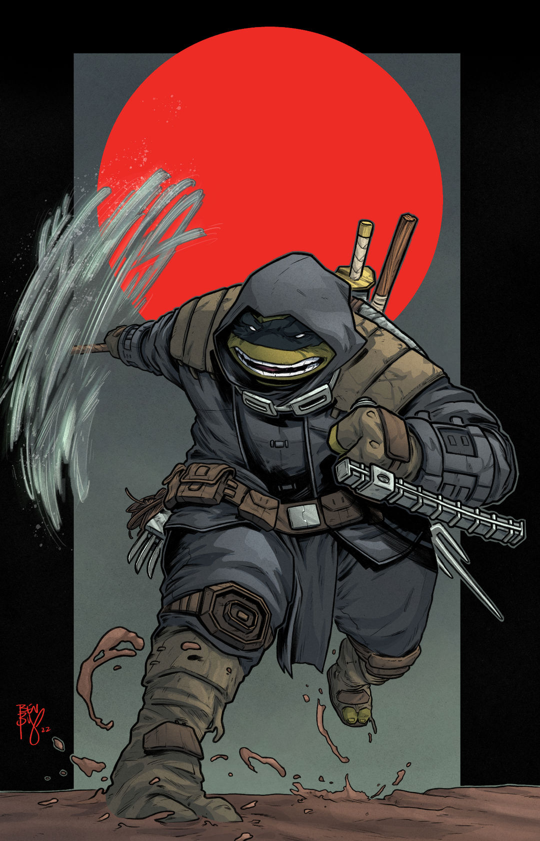 NECA ARMORED RONIN - 11X17 PRINT