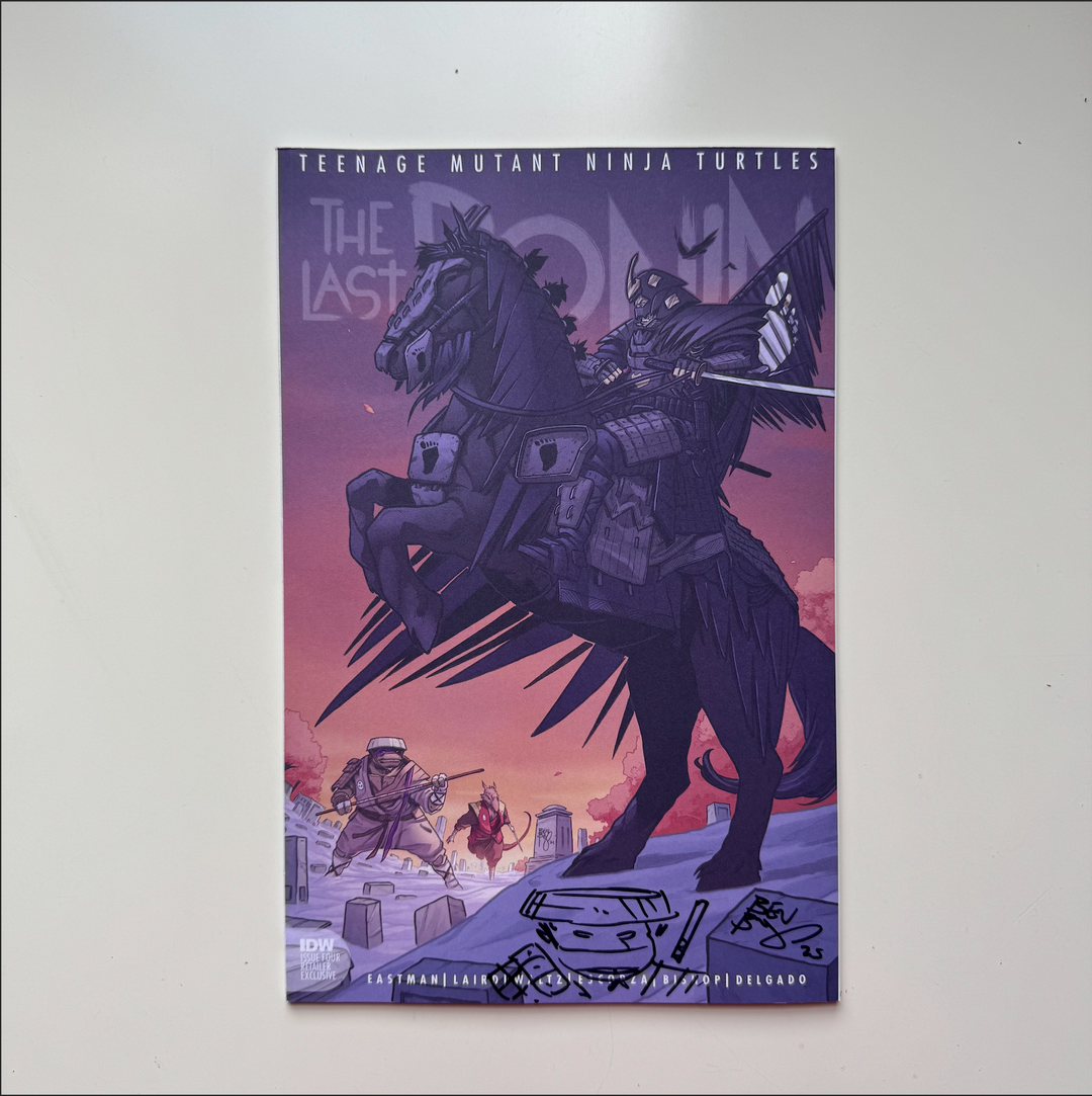 LAST RONIN - ISSUE 4 - BISHART.NET VARIANT - SIGNED & SKETCHED