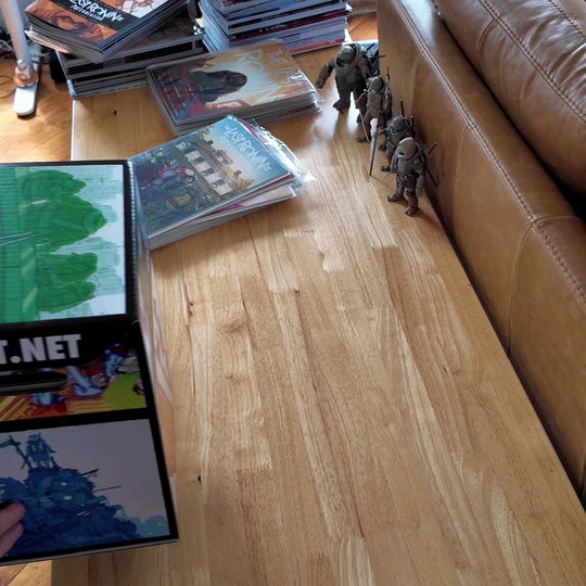 SMALL COMIC BOX -- FITS 50+ LAST RONIN SIZED COMICS & BOOKS