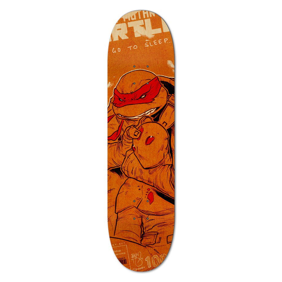 sleep skateboard deck