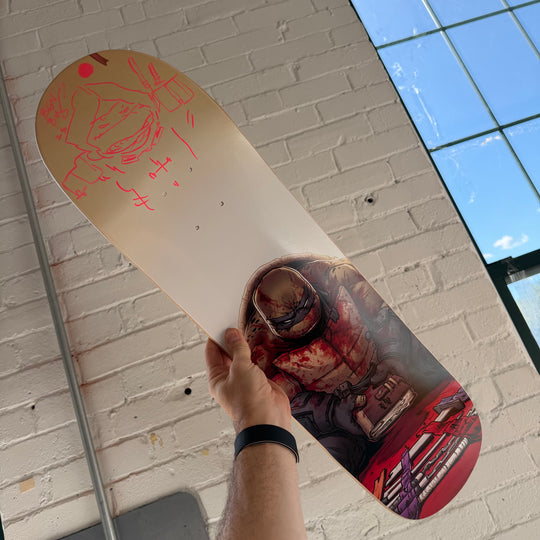 LAST RONIN - ISSUE 2 - SKATEBOARD - SIGNED & SKETCHED