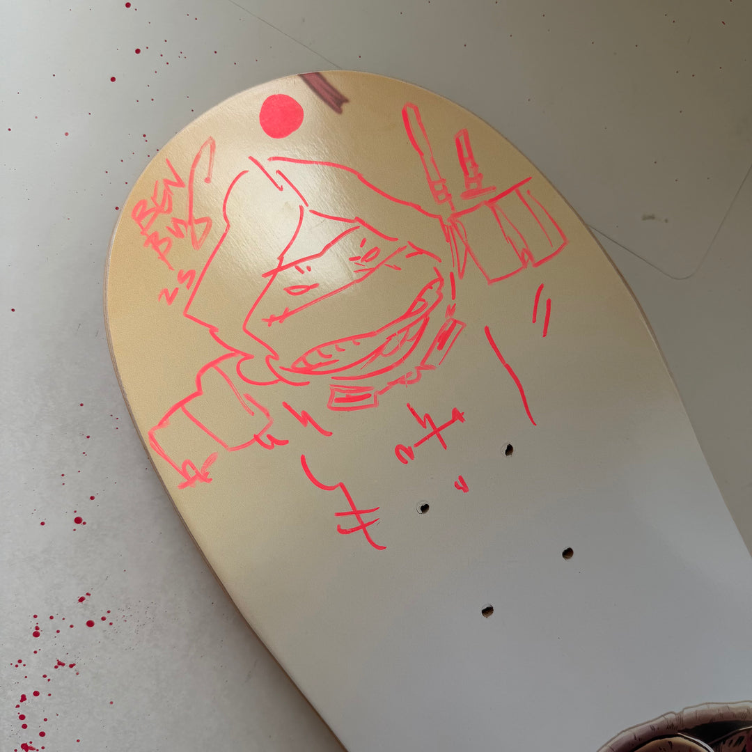 LAST RONIN - ISSUE 2 - SKATEBOARD - SIGNED & SKETCHED