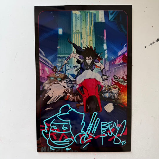 LAST RONIN II RE-EVOLUTION - ISSUE 2 METAL - SIGNED & SKETCHED