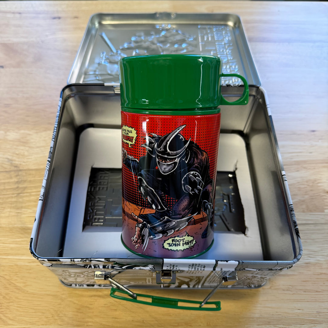 TMNT LUNCHBOX W/ THERMOS- SIGNED & SKETCHED