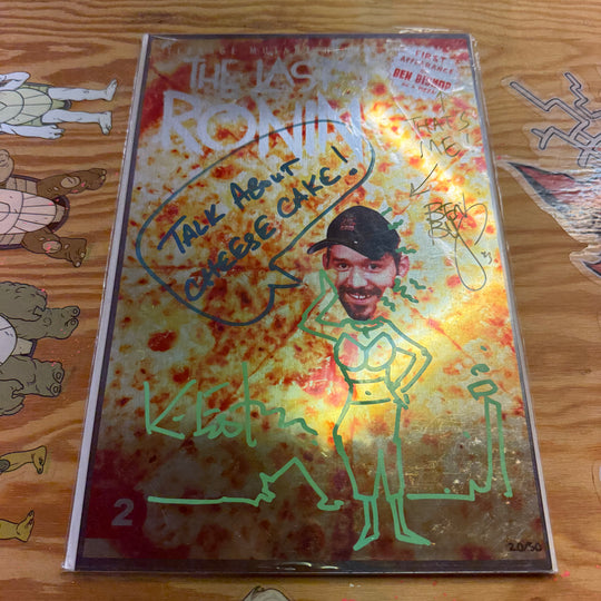 LAST RONIN - ISSUE 1 METAL - SIGNED & SKETCHED BY BISHOP AND EASTMAN