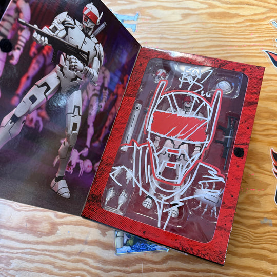 NECA - ELITE SYNJA PATROL BOT - SIGNED & SKETCHED