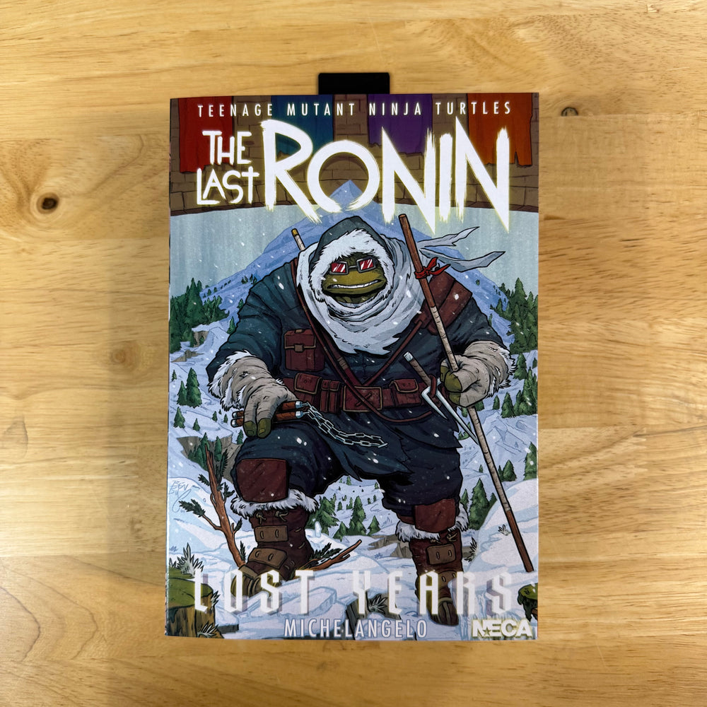 NECA - LAST RONIN - LOST YEARS MICHELANGELO - SIGNED & SKETCHED