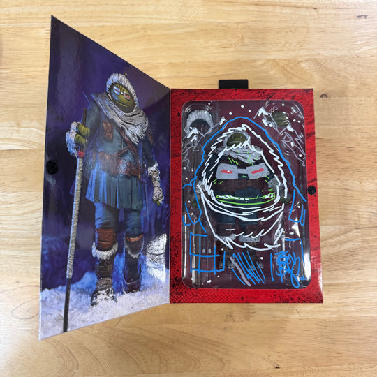 NECA - LAST RONIN - LOST YEARS MICHELANGELO - SIGNED & SKETCHED