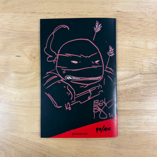 BISHMANIA - RED VARIANT - SIGNED & SKETCHED