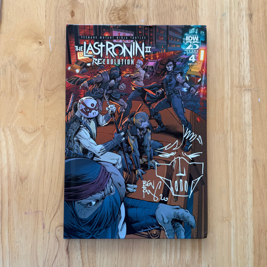 LAST RONIN II RE-EVOLUTION - ISSUE 4 HARDCOVER - SKETCHED BY BISHOP