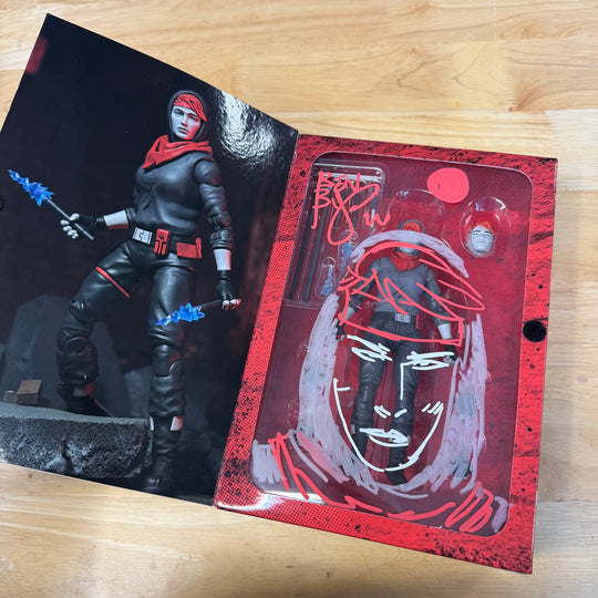 NECA - LAST RONIN - NIGHTWATCHER APRIL - SIGNED & SKETCHED