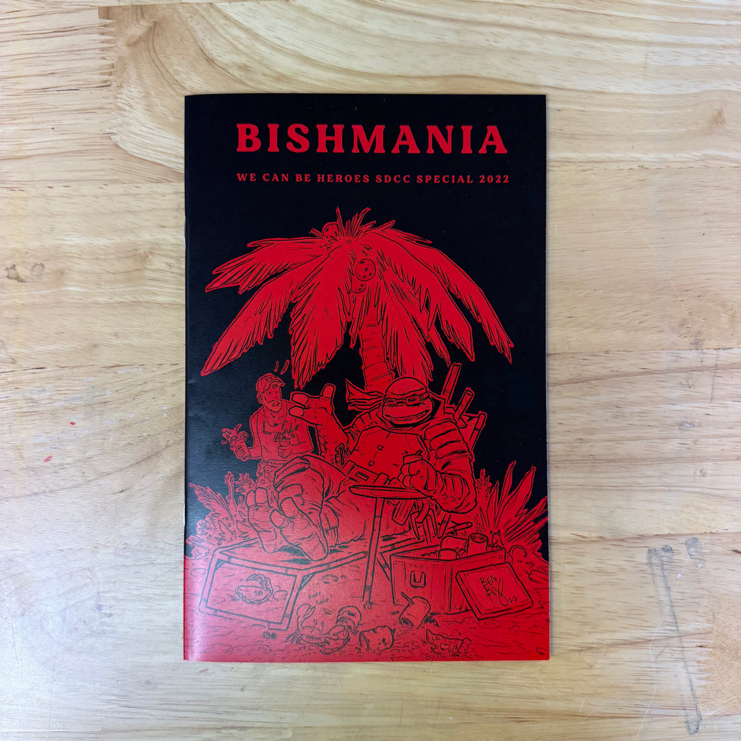 BISHMANIA - RED VARIANT - SIGNED & SKETCHED