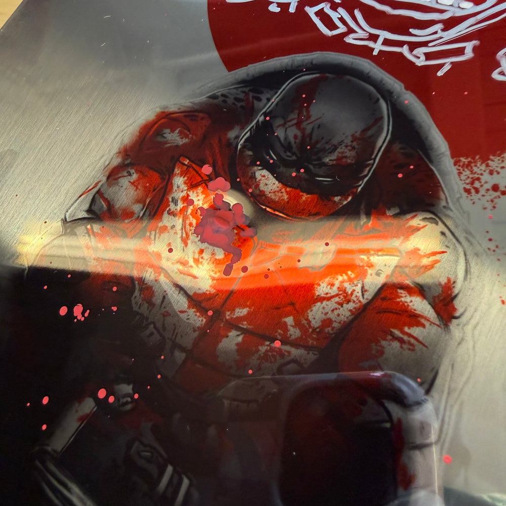 LAST RONIN - ISSUE 5 METAL - "SHOT THROUGH THE HEART" - SIGNED & SKETCHED